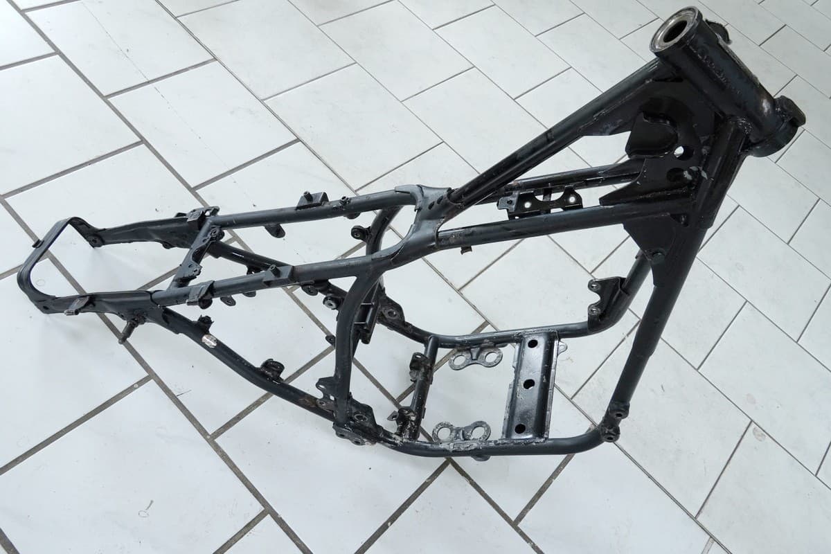 Rahmenvermessung Motorrad mit Vermessungsprotokoll in Leipzig