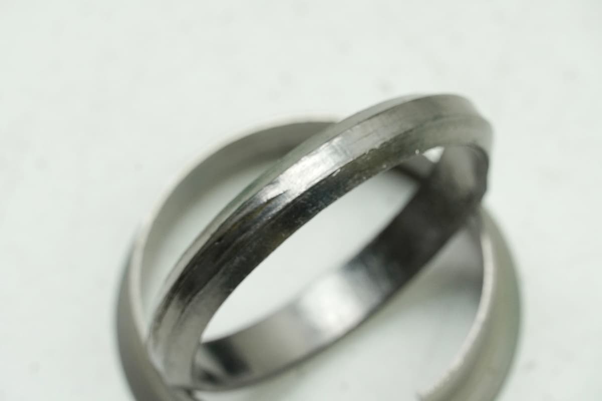 originale Auspuffschelle + Dichtung + Anschlagring - zur Verbindung Endschalldämpfer mit Krümmer (Sammler)