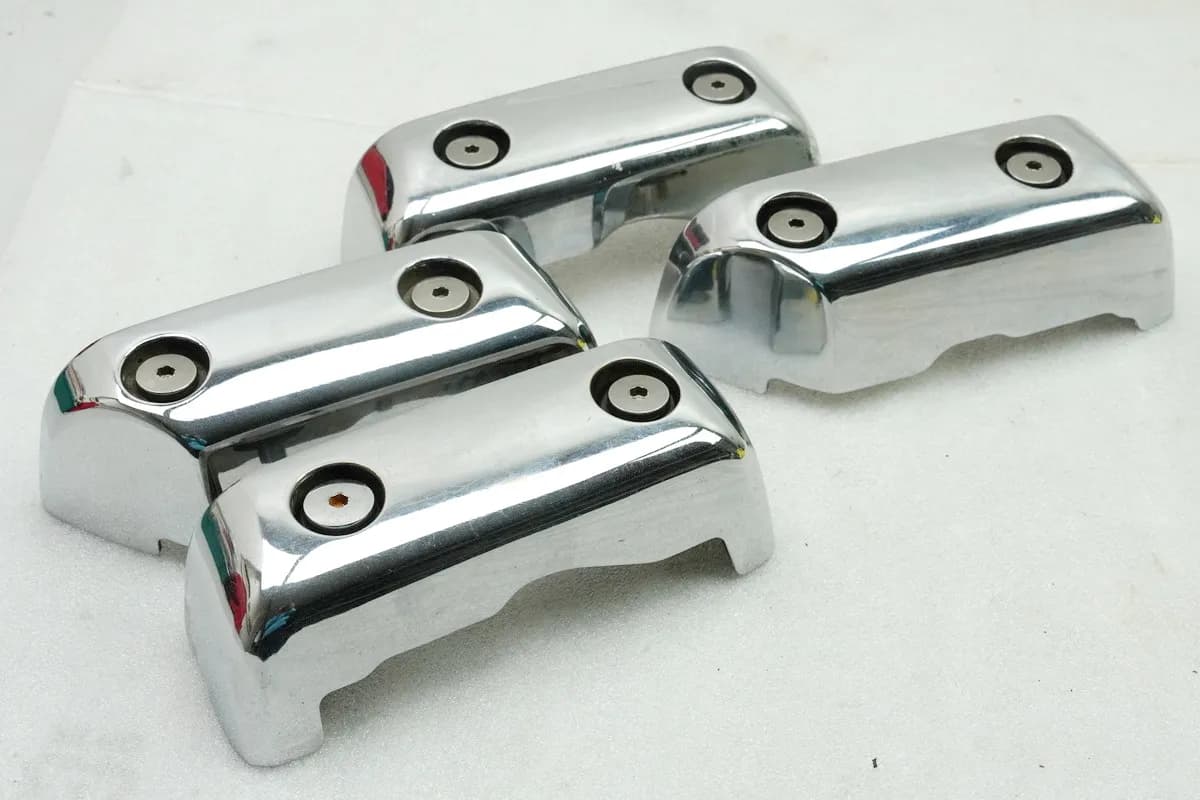 YAMAHA XV 535 VIRAGO 2YL Abdeckung Zylinderkopf Chrom Cover Deckel Blende Satz