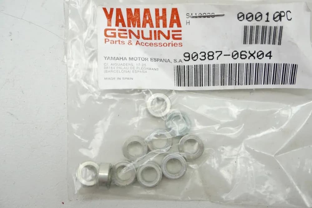 Yamaha Hülse Hülsen 10 Stück original 90387-06X04 YP - NEU