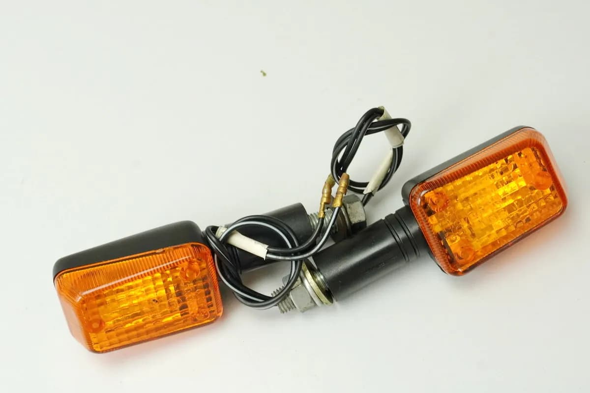 Blinker 2 Stück Mini vorn hinten Satz aus Zubehör orange Blinkerglas