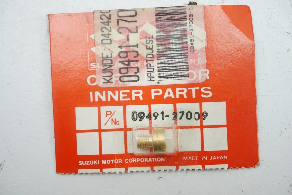 Suzuki Hauptdüse Düse Vergaser original 09491-27009 DR GS GSX RM VX - NEU