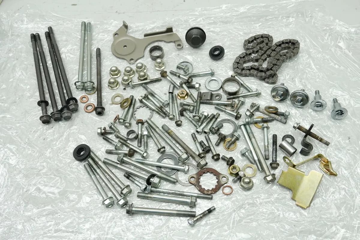 HONDA XL 600 PD06 TRANSALP Schrauben Kleinteile Muttern Lager (für Motor Deckel)