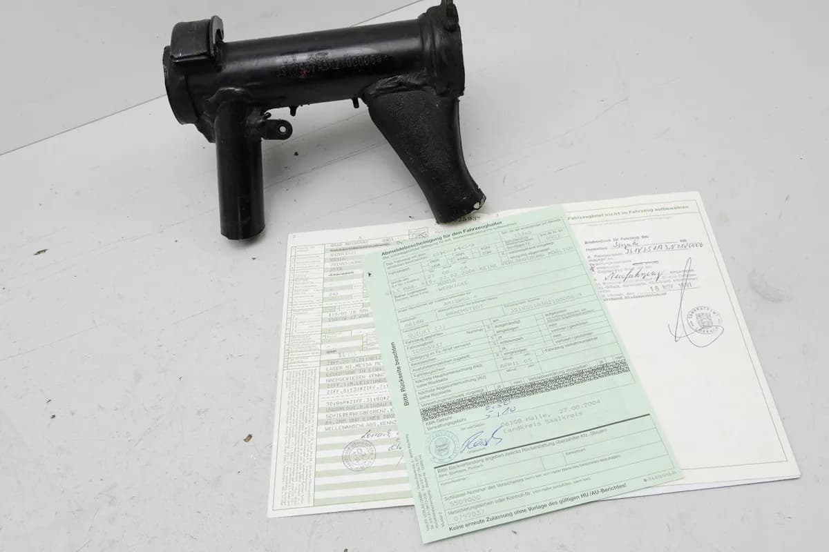 SUZUKI VX 800 VS51A/ VS51B Rahmen & Brief Rahmenkopf Typenschild Dokumente Frame