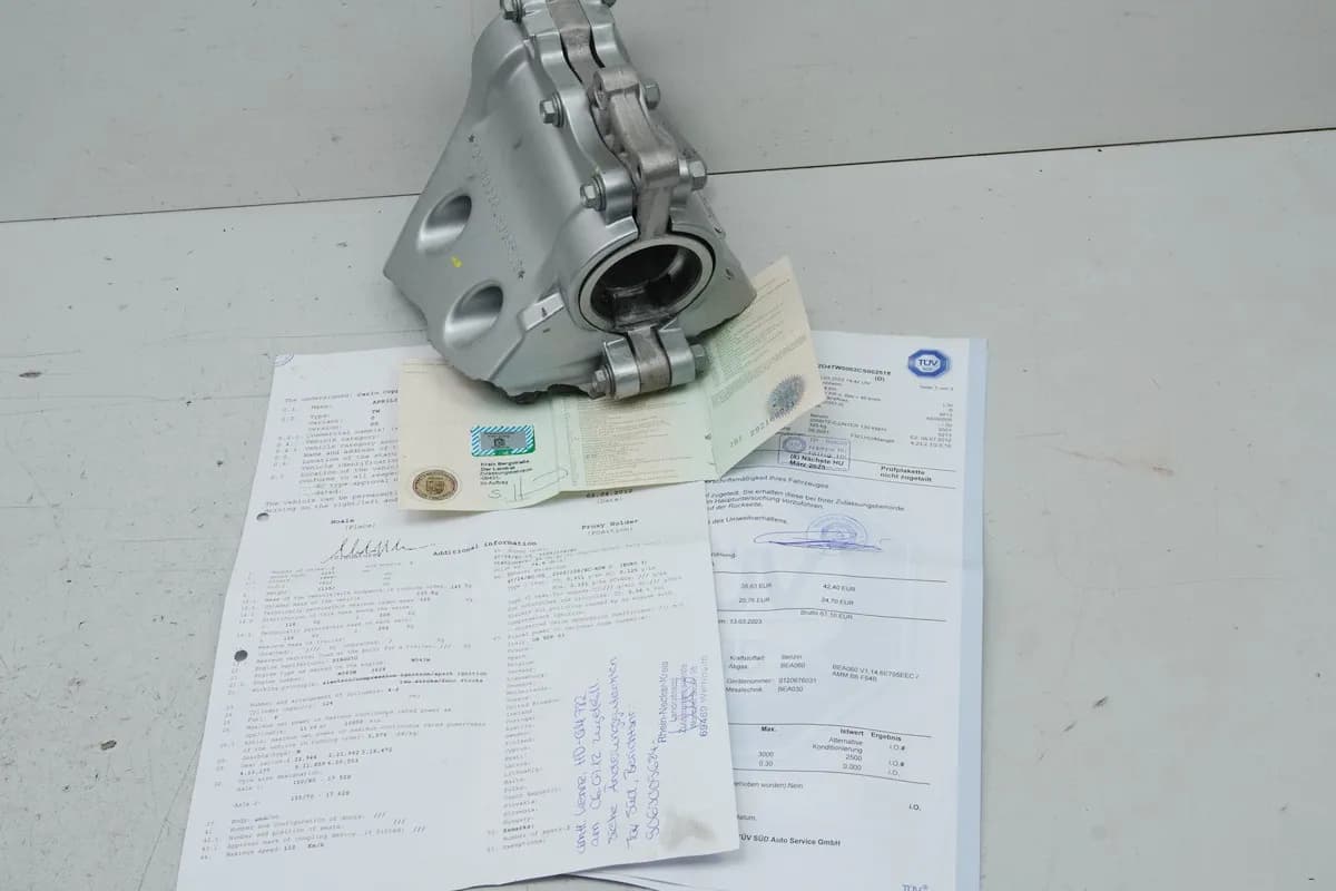 APRILIA RS 125 RS4 ZD4TW Rahmen & COC Rahmenkopf Dokumente Typenschild