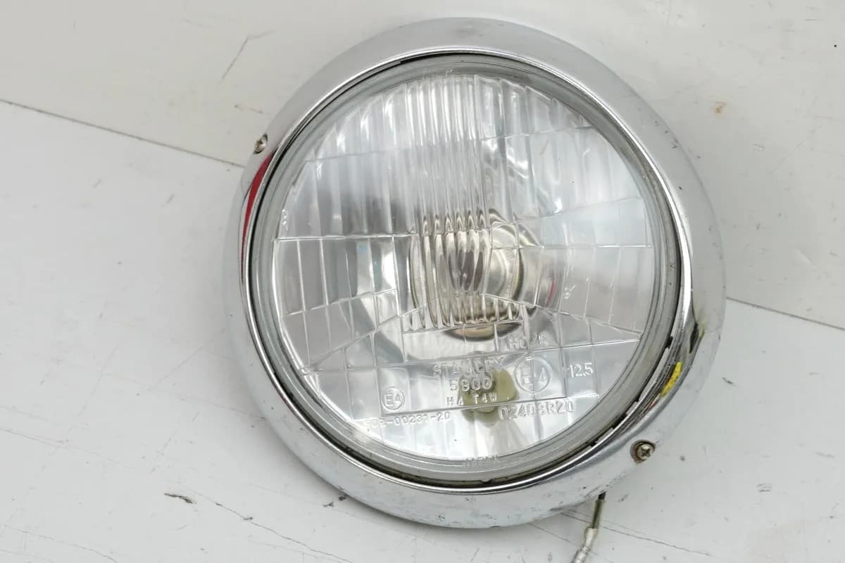 KAWASAKI EN 500 EN 500A  Scheinwerfer Einsatz original Lampe Blende Lampenring