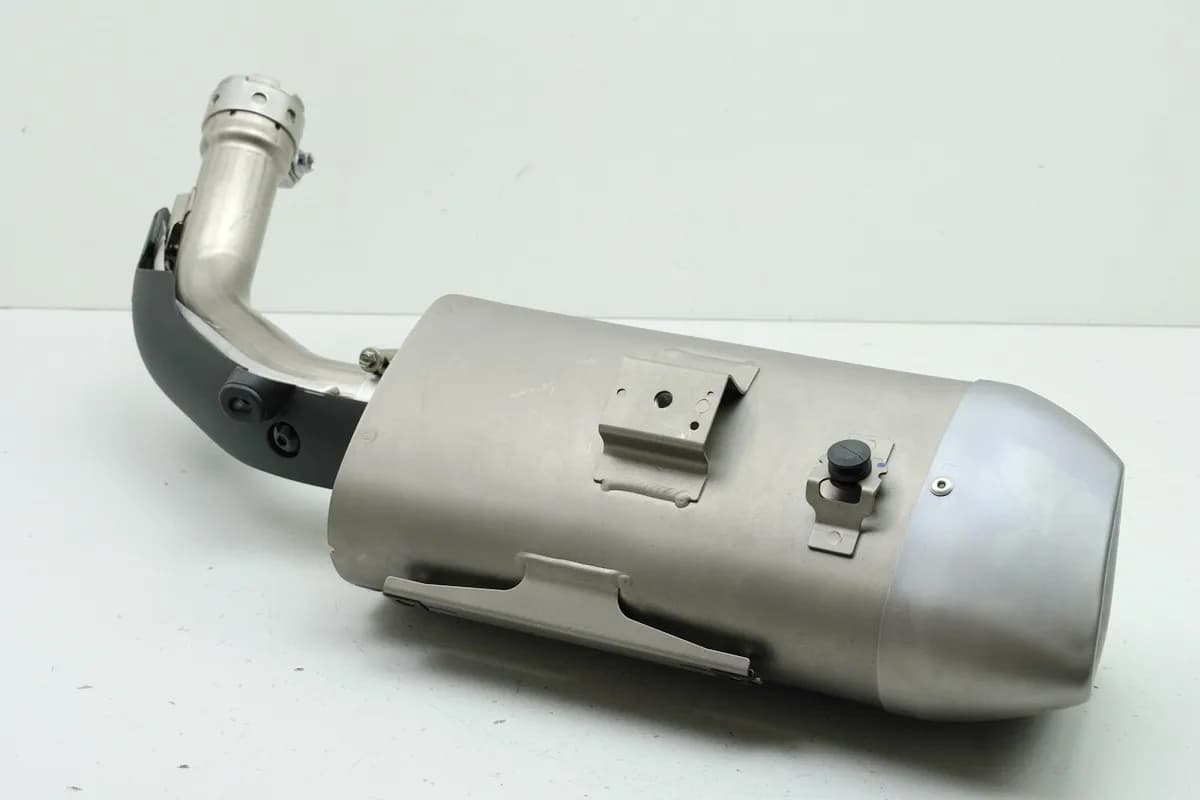 YAMAHA YZF R1 RN22 Auspuff links original Schalldämpfer Exhaust