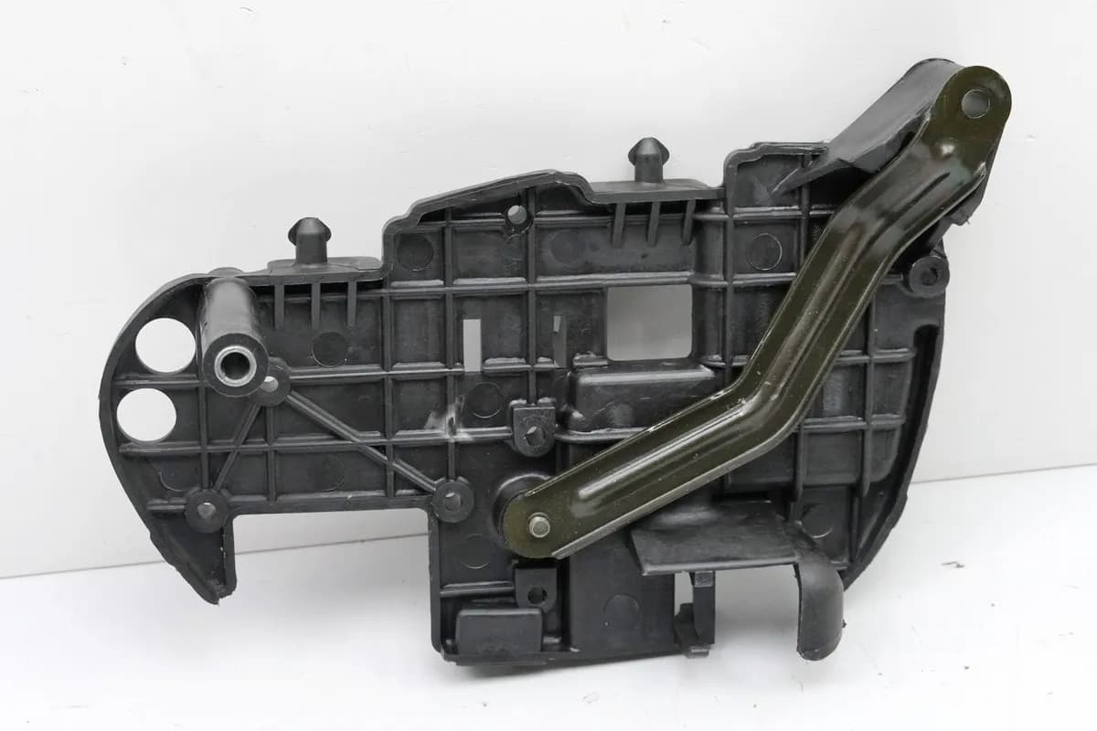 YAMAHA XV 750 4PW VIRAGO Halterung Chromcover links Airbox Deckel Halter