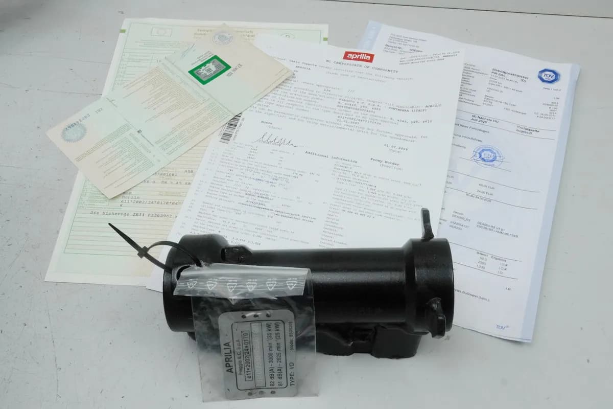 Aprilia Pegaso 650 660 Strada Rahmen & Brief COC Rahmenkopf Dokumente Typenschild