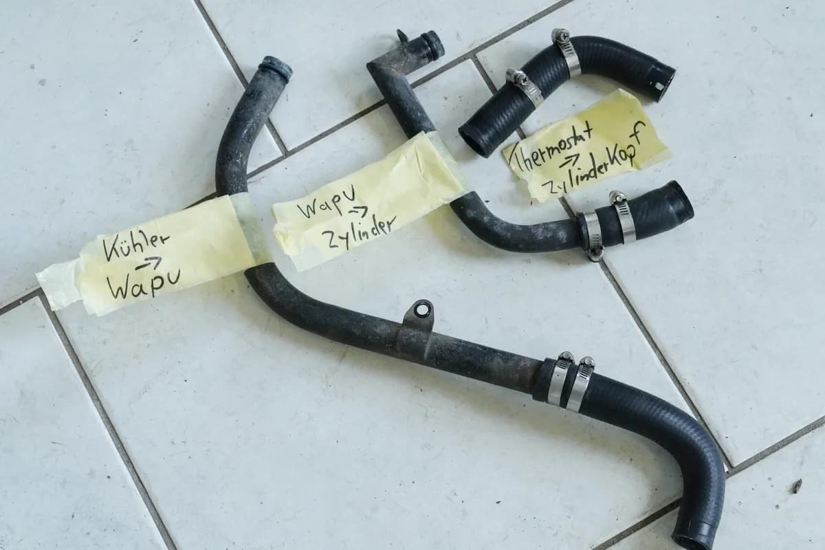 KAWASAKI NINJA 250 R EX250K Kühlerschlauch Schlauch Kühler --> Wasserpumpe