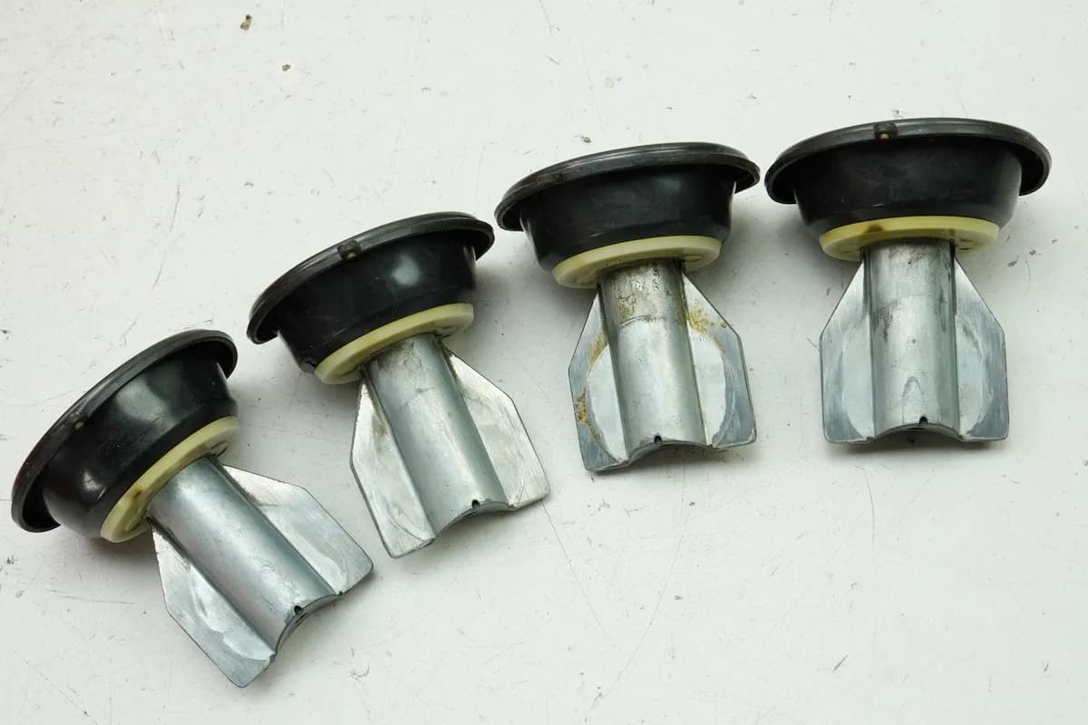 KAWASAKI ZX-7R ZX750P Gasschieber Membrane Satz für Vergaser Keihin G226