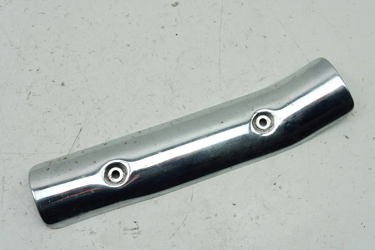 HONDA CB 450 N PC14 Hitzeschutz Auspuff links Cover Krümmer Blende