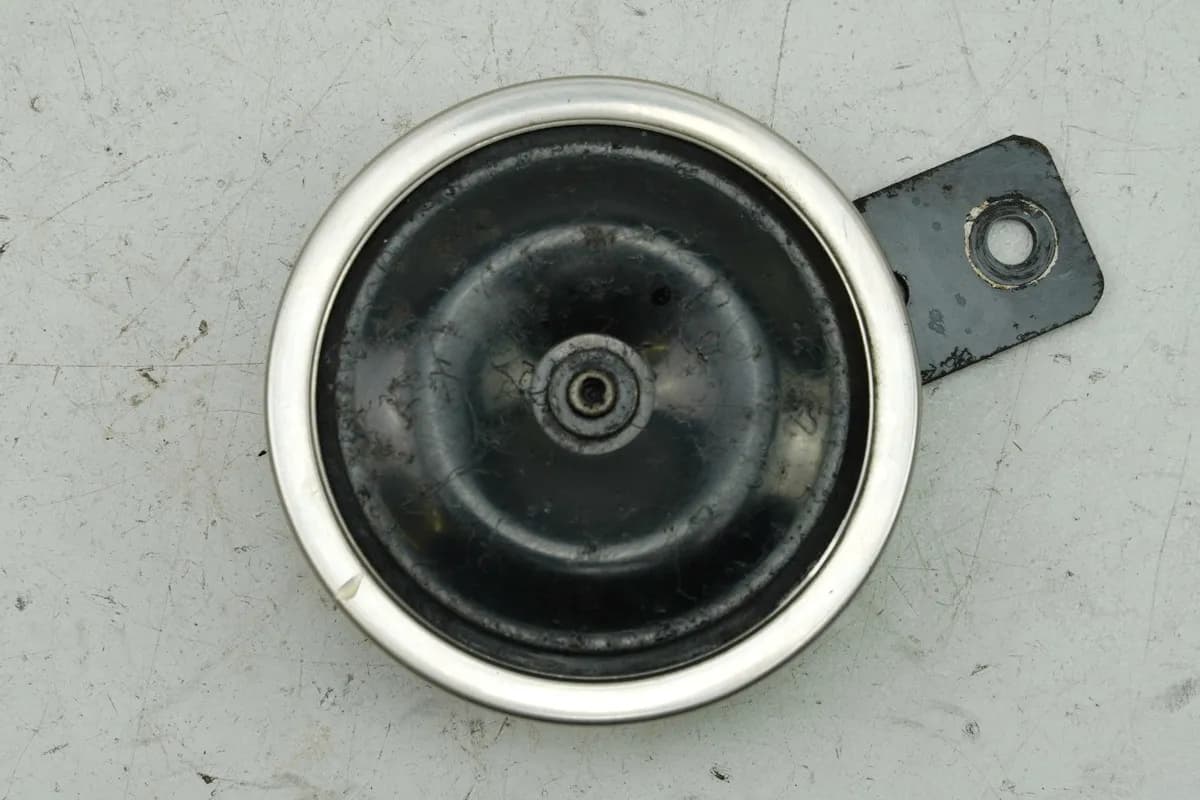 HONDA CB 450 N PC14 Hupe Horn Signalhorn (weiß)