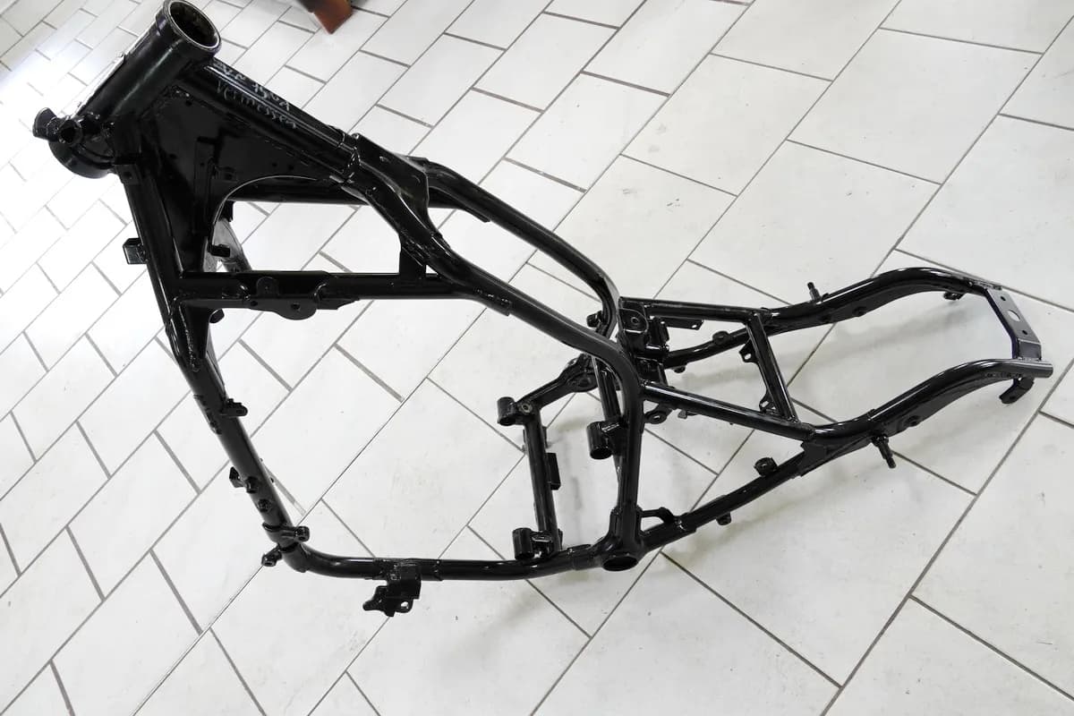 KAWASAKI VN 750 A-D Vulkan Twin Rahmen & Brief Frame Vermessungsprotokoll