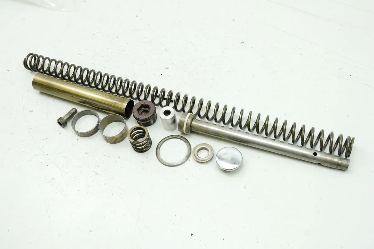 YAMAHA XV 750 3AL VIRAGO Gabel Innenteile Dämpfer Feder Kartusche Hülse II