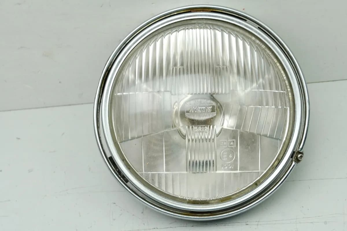 KAWASAKI Z 750 E KZ750E Scheinwerfer Einsatz Kotto Lampe Glas Lampenring