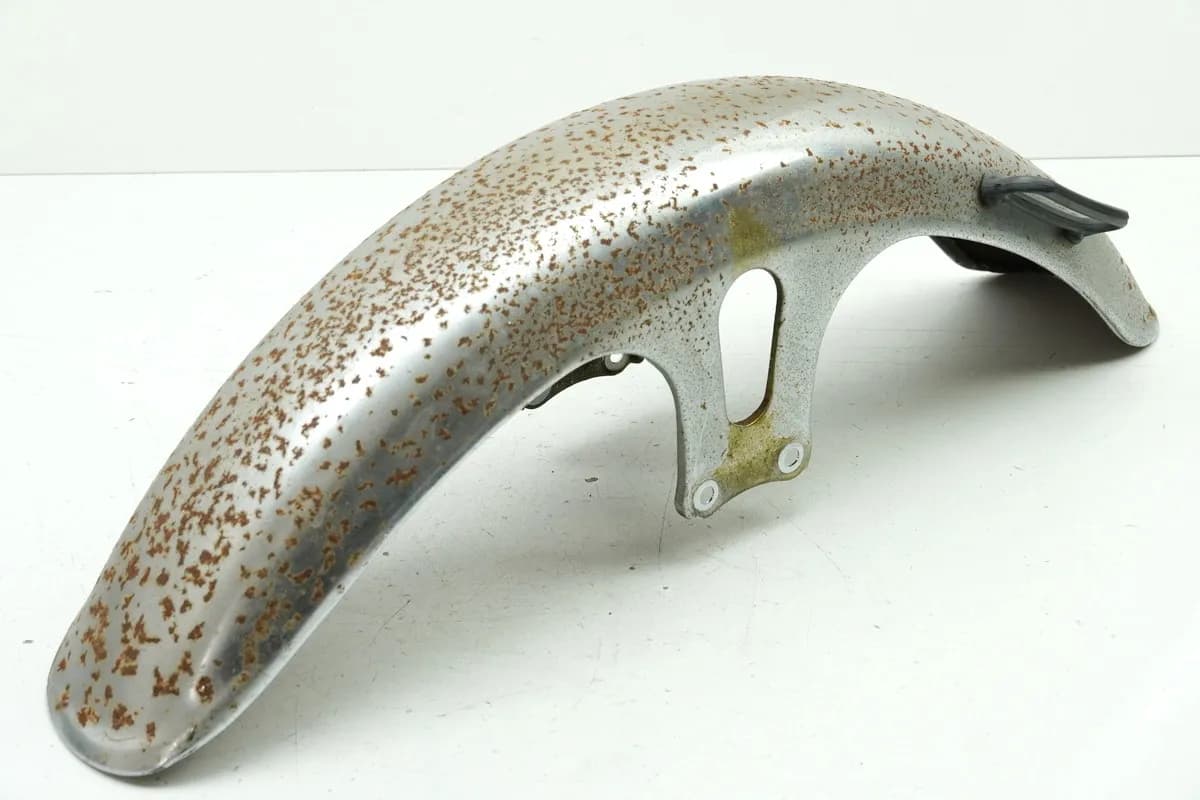 YAMAHA SR 250 3Y8 Kotflügel vorn Fender Schutzblech Radlauf Chrom