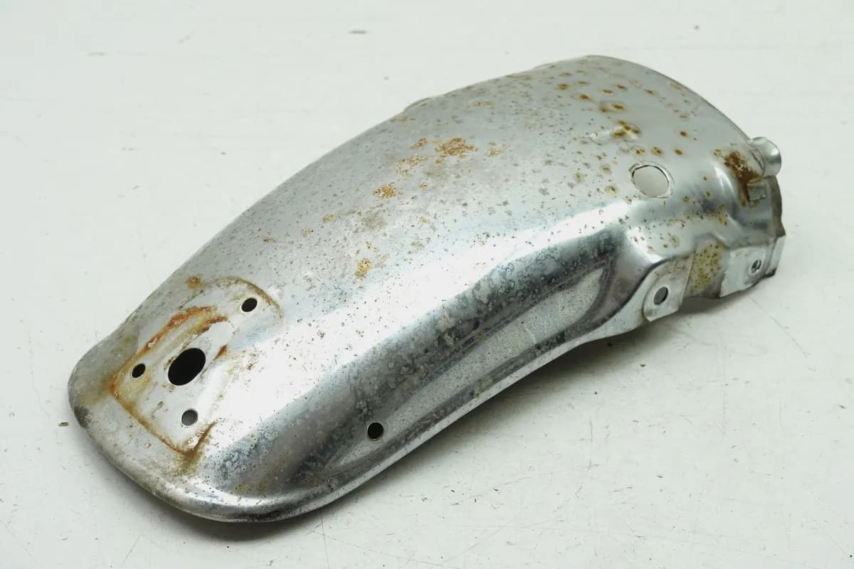 YAMAHA SR 250 3Y8 Kotflügel hinten Fender Schutzblech Radlauf Spritzschutz Chrom