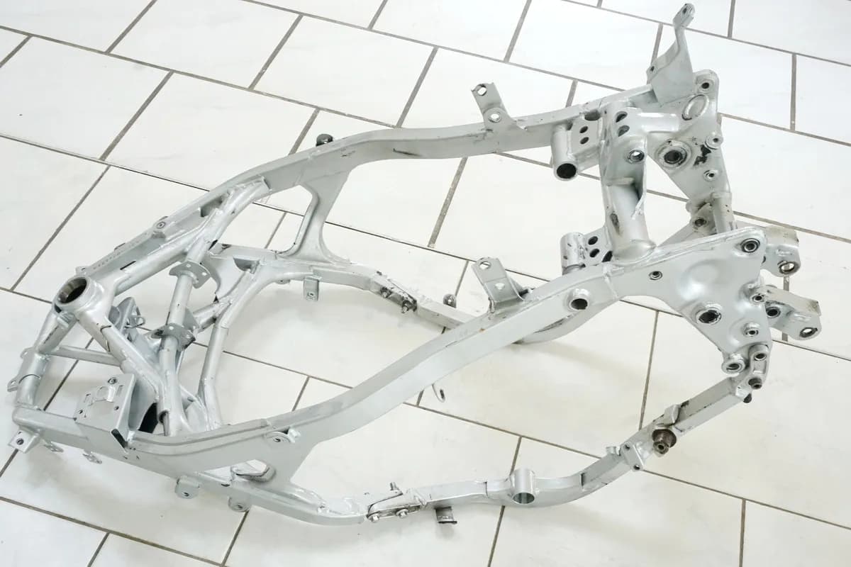 Yamaha FJ 1200 3CW Rahmen & Brief Frame unfallfrei - Vermessungsprotokoll