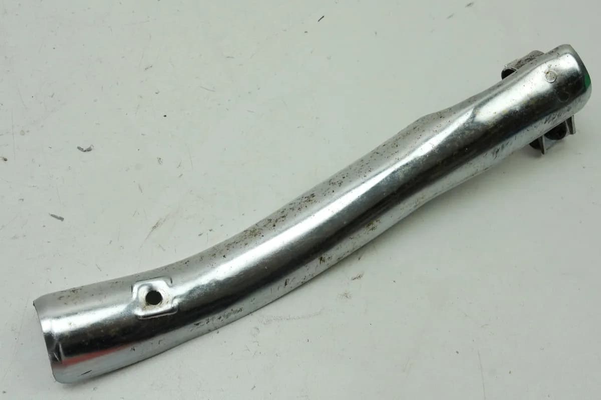 KAWASAKI Z 750 E KZ750E Hitzeblech Krümmer rechts Abdeckung Cover Blende Chrom