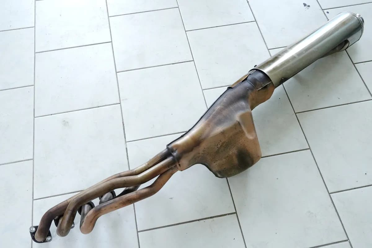 BMW K 1200 LT A K2LT Auspuffanlage original Krümmer Endschalldämpfer Auspuff