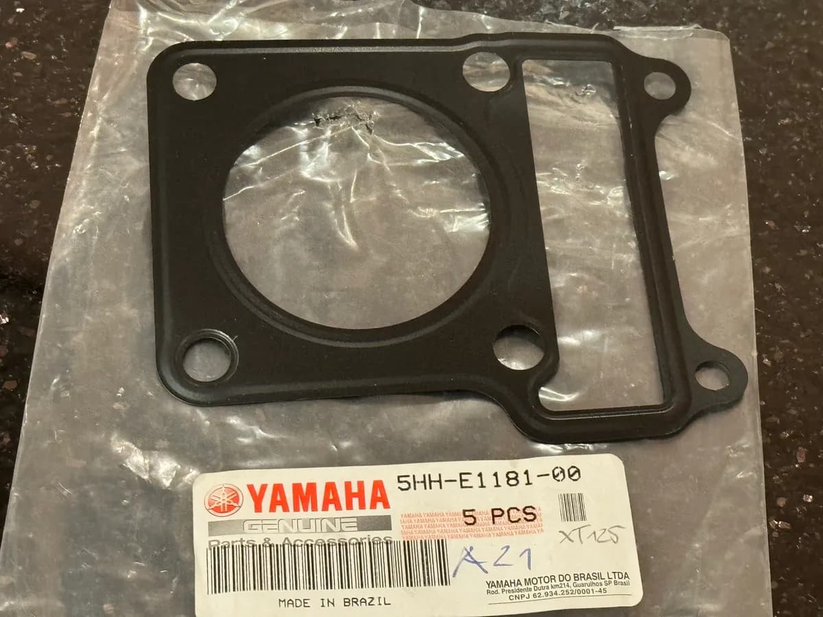 YAMAHA TT XT original Dichtung Zylinderkopf 1 Motor Zylinder - NEU