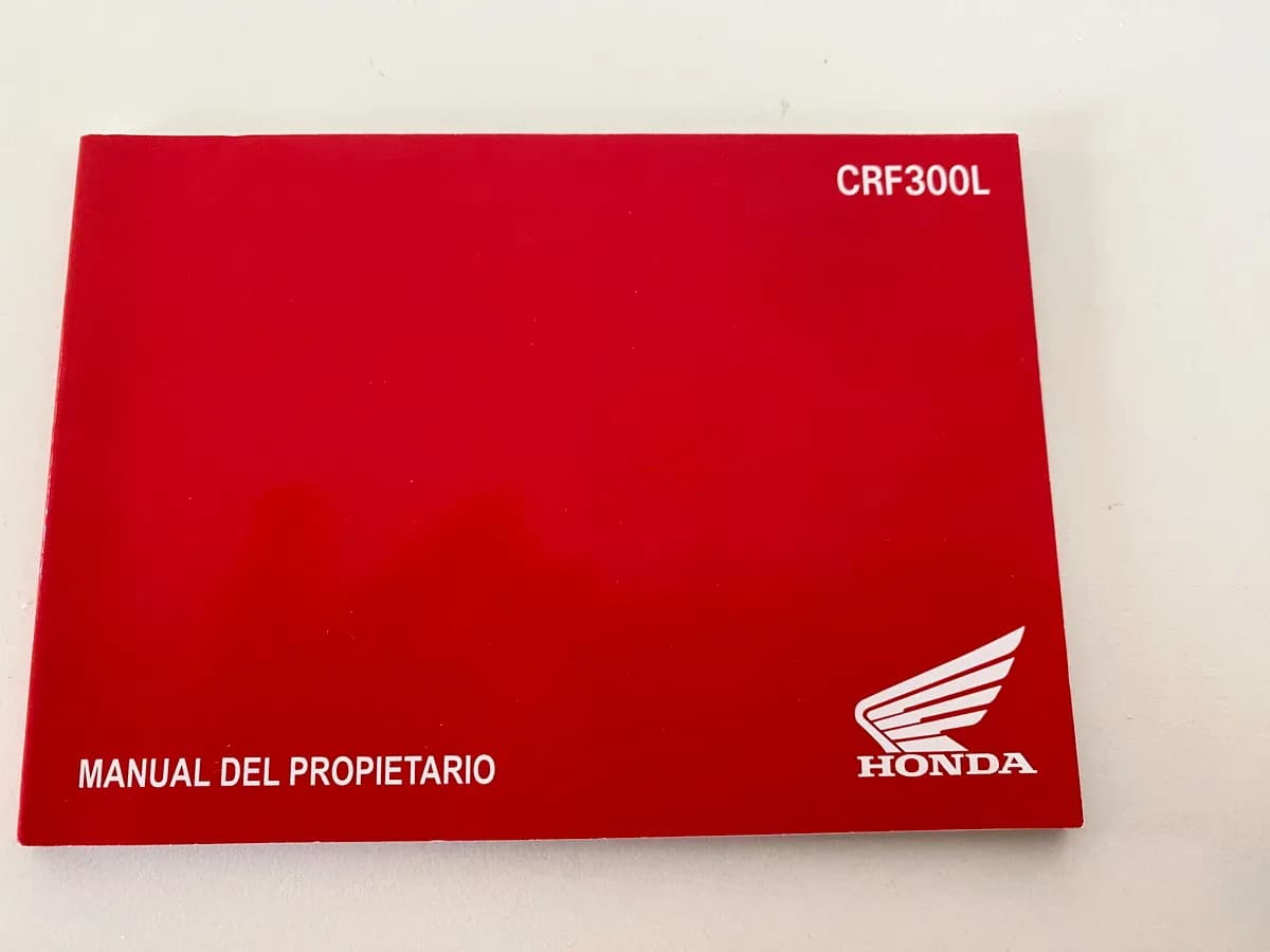 Honda CRF300L Bedienungsanleitung Handbuch Manual del Propietario spanisch - NEU