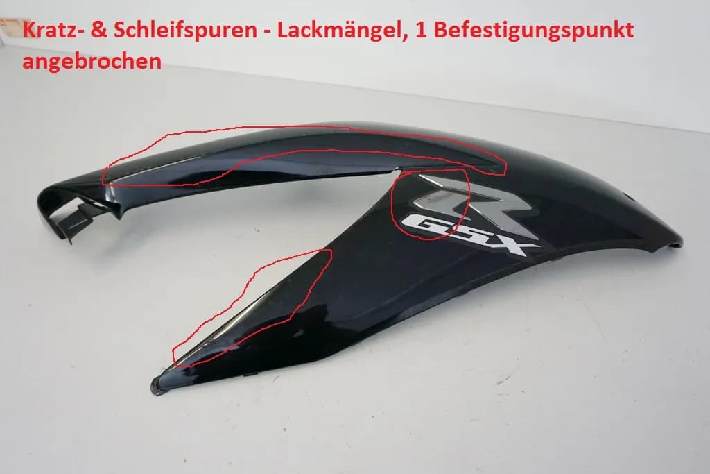 SUZUKI GSX-R 750 WVCW SEITENVERKLEIDUNG RECHTS FAIRING COWLING