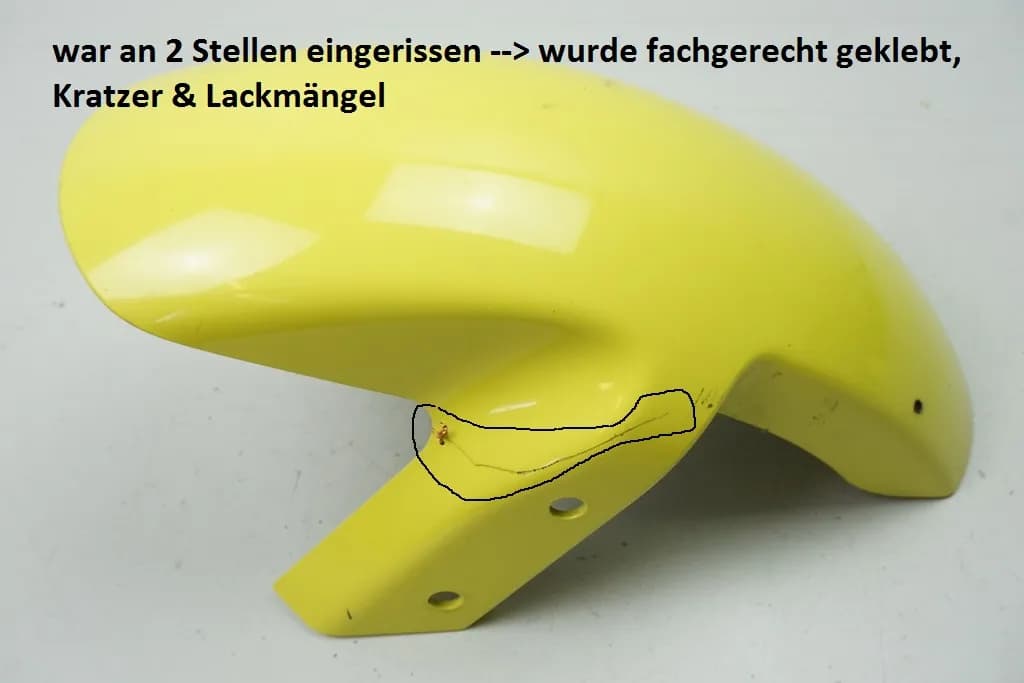 KAWASAKI ER-6 N ER650A KOTFLÜGEL VORN FENDER