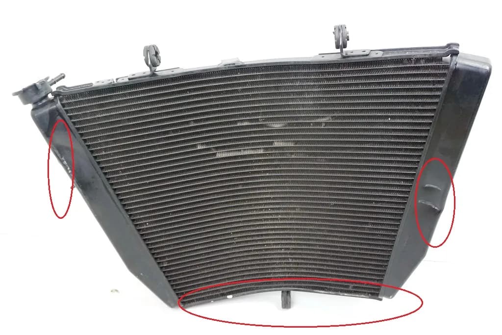 SUZUKI GSX-R 600 WVCV KÜHLER WASSERKÜHLER WATER COOLER