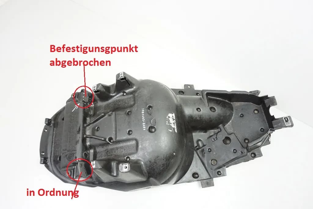 BMW R 1200 S R12S KOTFLÜGEL HINTEN RADLAUF HECKINNENVERKLEIDUNG