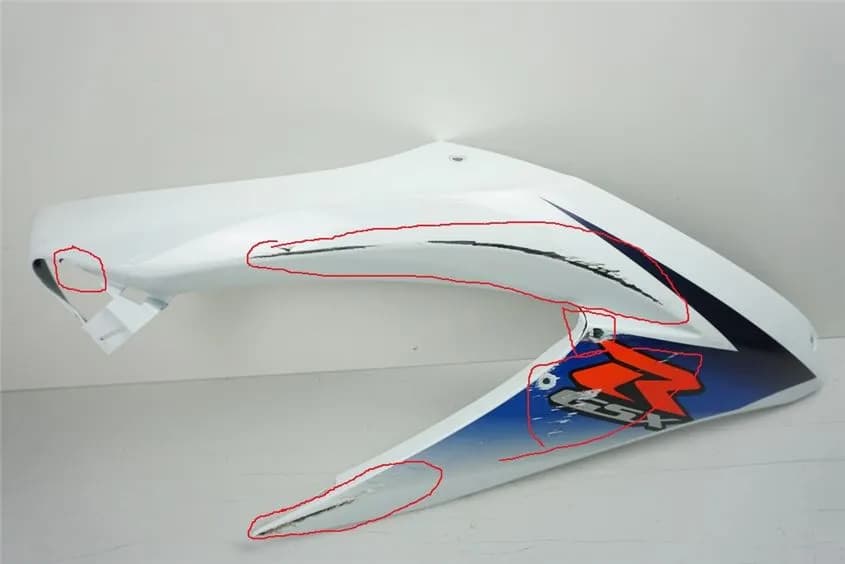 SUZUKI GSX-R 750 WVCW SEITENVERKLEIDUNG RECHTS FAIRING COWLING