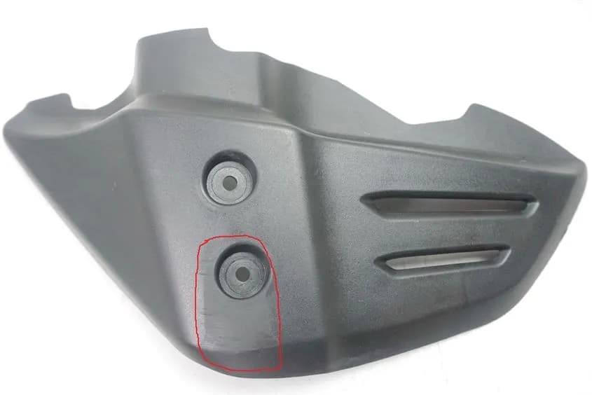 TRIUMPH TIGER 1050 115NG VERKLEIDUNG KÜHLER LINKS ABDECKUNG COVER