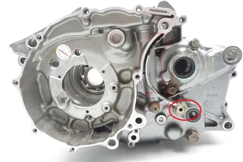 MZ / MUZ BAGHIRA 660 MOTORGEHÄUSE MOTORBLOCK MOTOR CRANKCASE