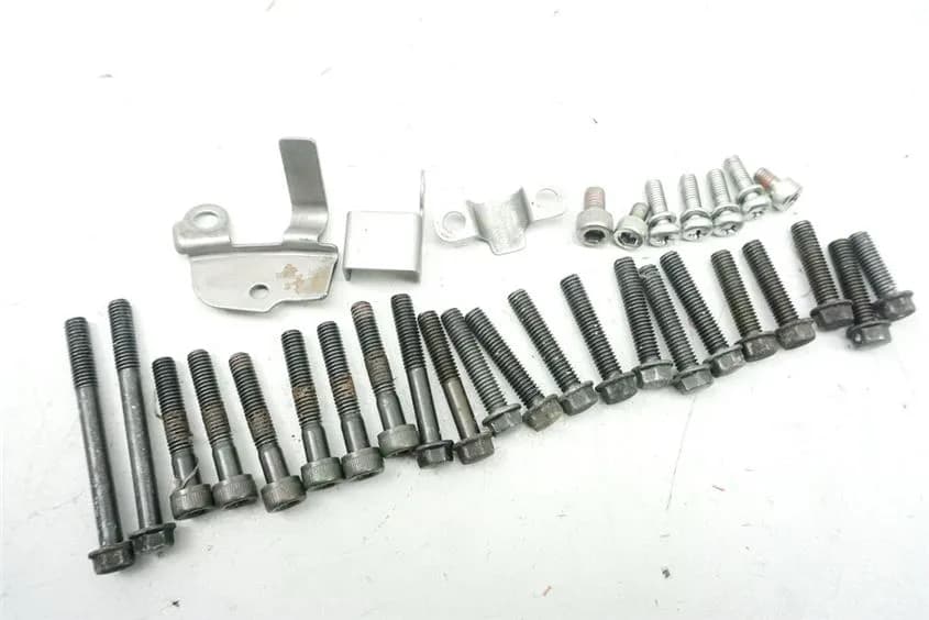 KAWASAKI VN 1600 CLASSIC TOURER VNT60A SCHRAUBEN LIMADECKEL MOTORDECKEL LINKS