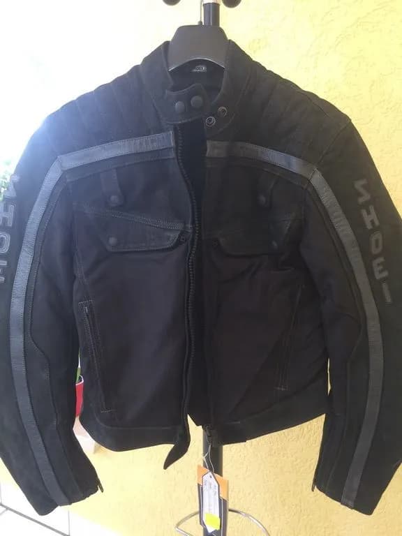 MOTORRADJACKE - LEDER - NEUWERTIG - SHOEI - GRÖßE 42