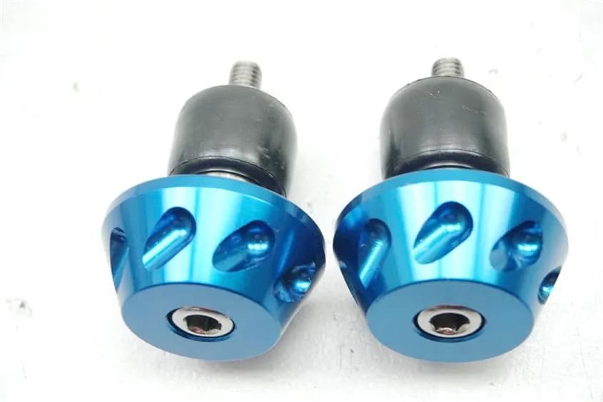 LENKERENDEN LENKERGEWICHTE ALU BLAU - 22 MM