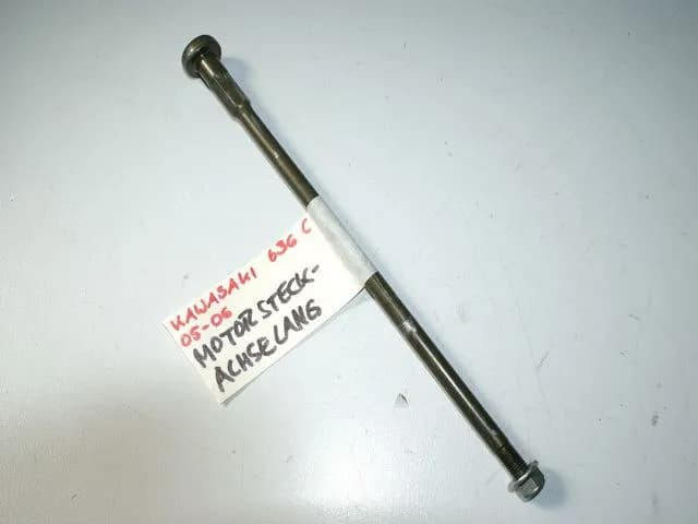 KAWASAKI ZX-6R 636C STECKACHSE ACHSE MOTOR 05-06