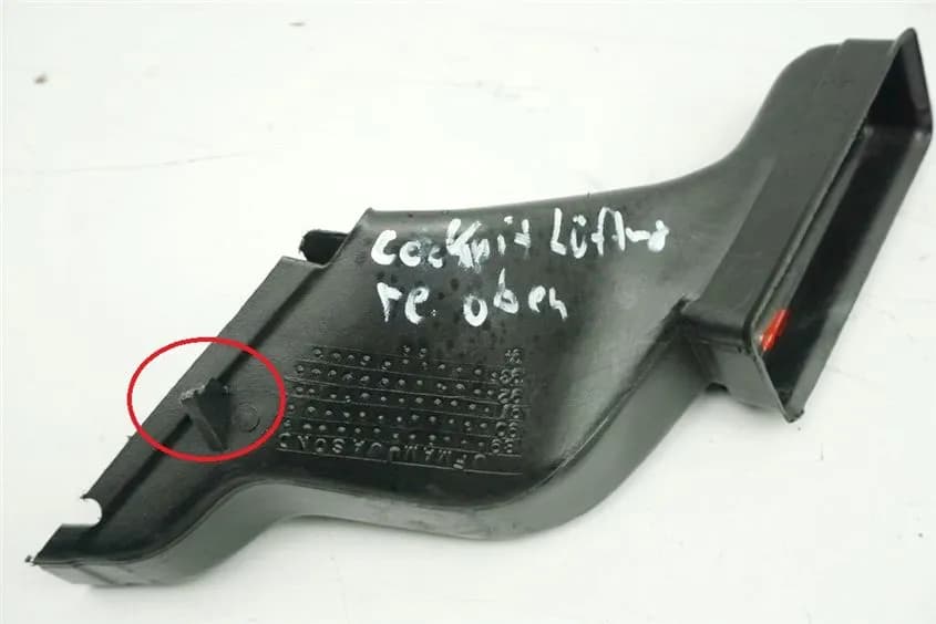 HONDA GL 1500 SE SC22 B GOLDWING LUFTKANAL RECHTS OBEN LUFTSCHACHT