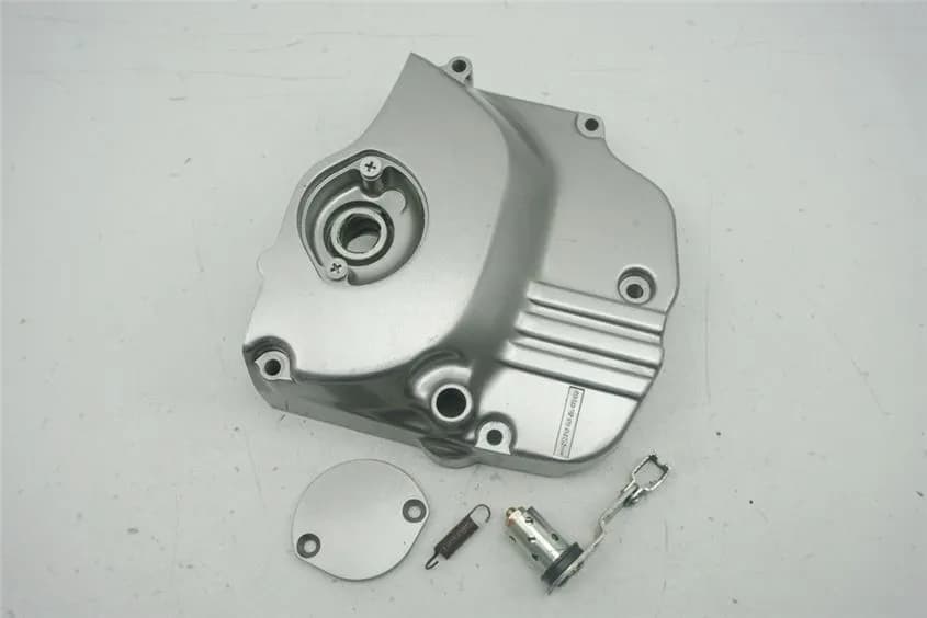 SUZUKI GS 500 E GM51B RITZELABDECKUNG MOTORDECKEL COVER MOTOR - SILBER