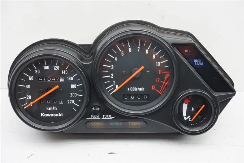 KAWASAKI GPZ 500 S EX500D TACHO COCKPIT INSTRUMENTE SPEEDOMETER 41047 KM