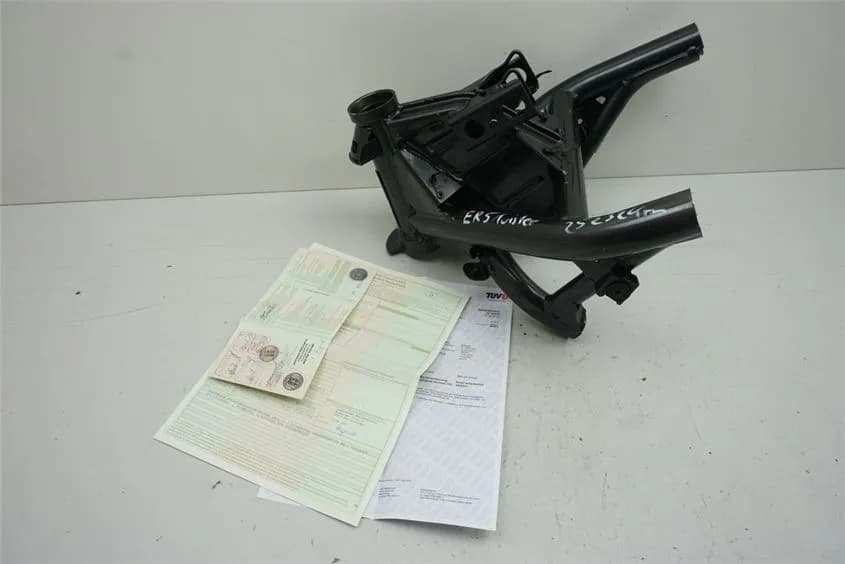 KAWASAKI ER 5 TWISTER ER500A RAHMEN & BRIEF PAPIERE FRAME RAHMENKOPF