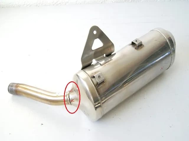 TRIUMPH STREET TRIPLE R 675 D67LD AUSPUFF LINKS SCHALLDÄMPFER