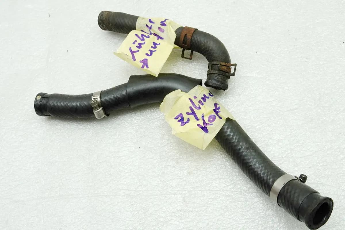 YAMAHA DT 125 R 4BL Kühlerschlauch Kühler zu Motor (Thermostat) Rohr Schlauch