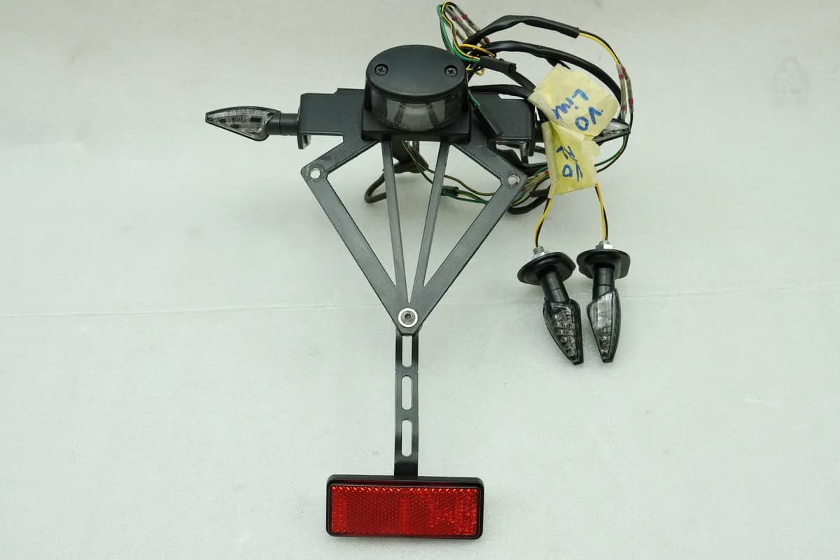 KAWASAKI Z 750 ZR750J Kennzeichenhalter Blinker LED Kennzeichenbeleuchtung