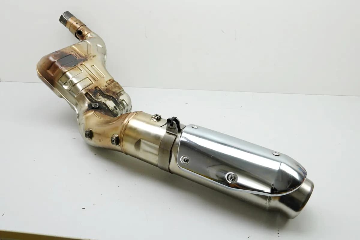 BMW R 850 R 259 Auspuff Schalldämpfer Exhaust Muffler 44271 km