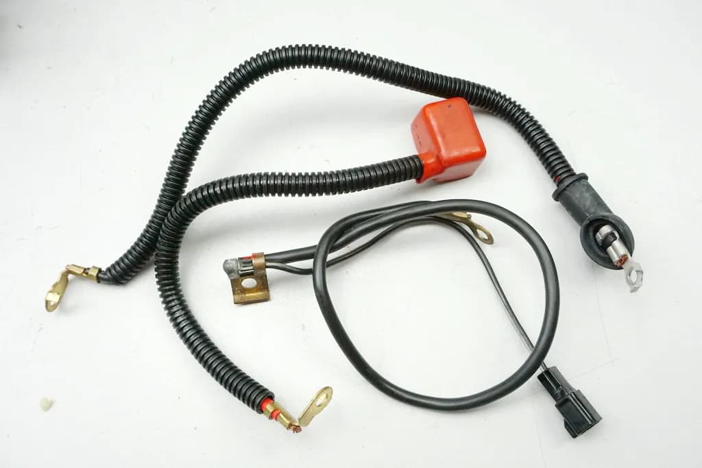 SUZUKI GSX 600 F AJ ANLASSERKABEL MASSEKABEL PLUSKABEL (für Kabelbaum Batterie)