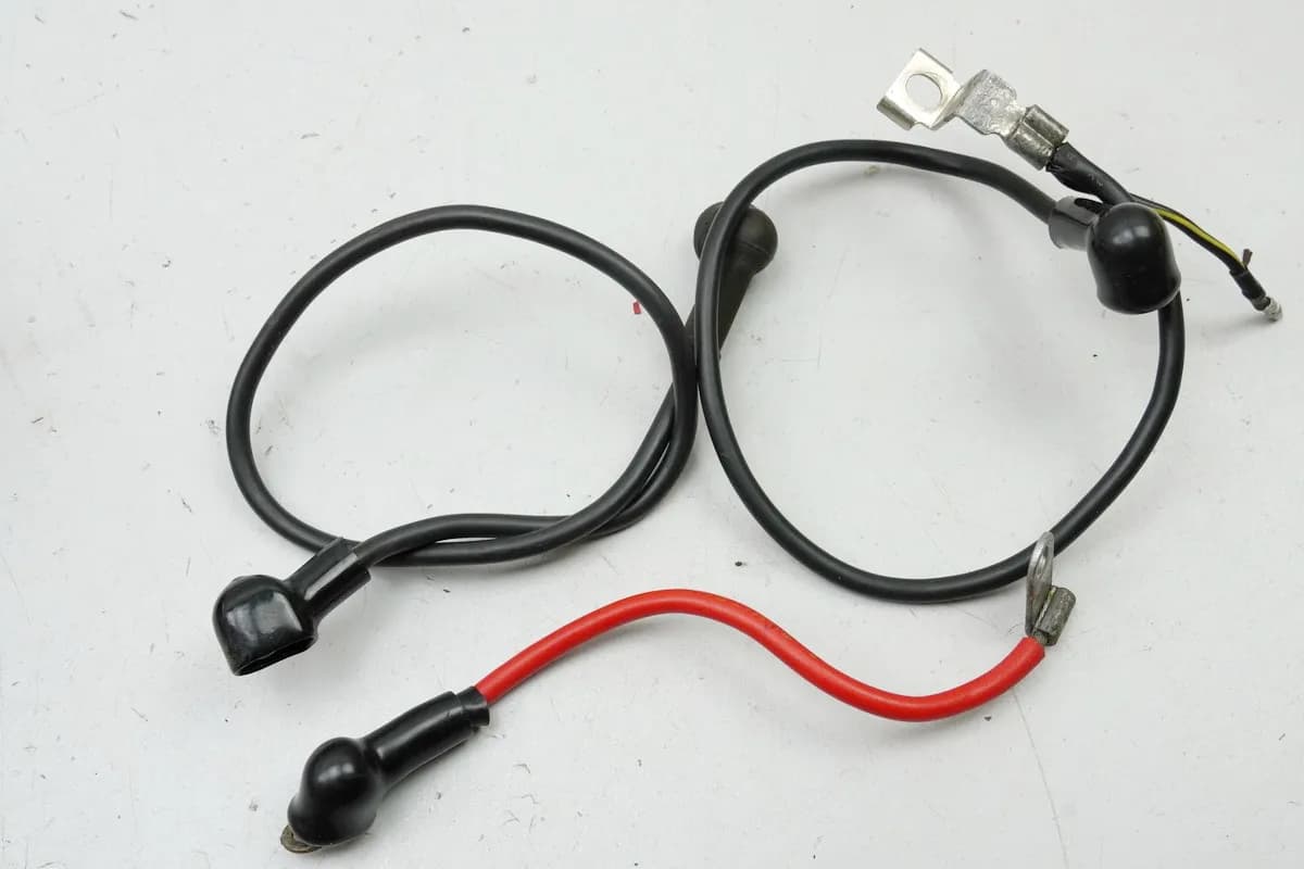 KAWASAKI EN 500 EN 500A Anlasserkabel Massekabel Pluskabel Kabel Anlasser