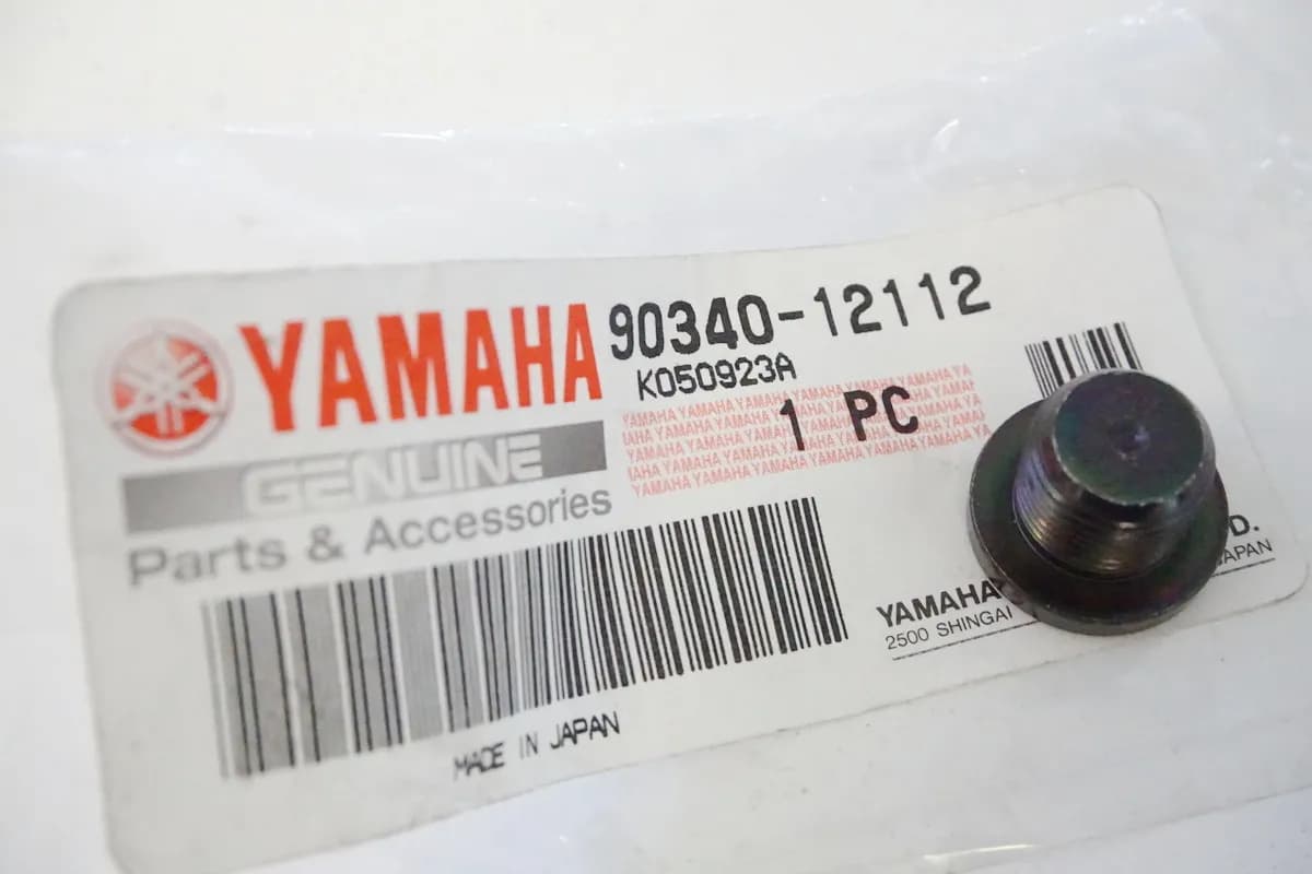 Yamaha Verschlussschraube Schraube Zylinder original 90340-12112 MT-01 WR YP NEU