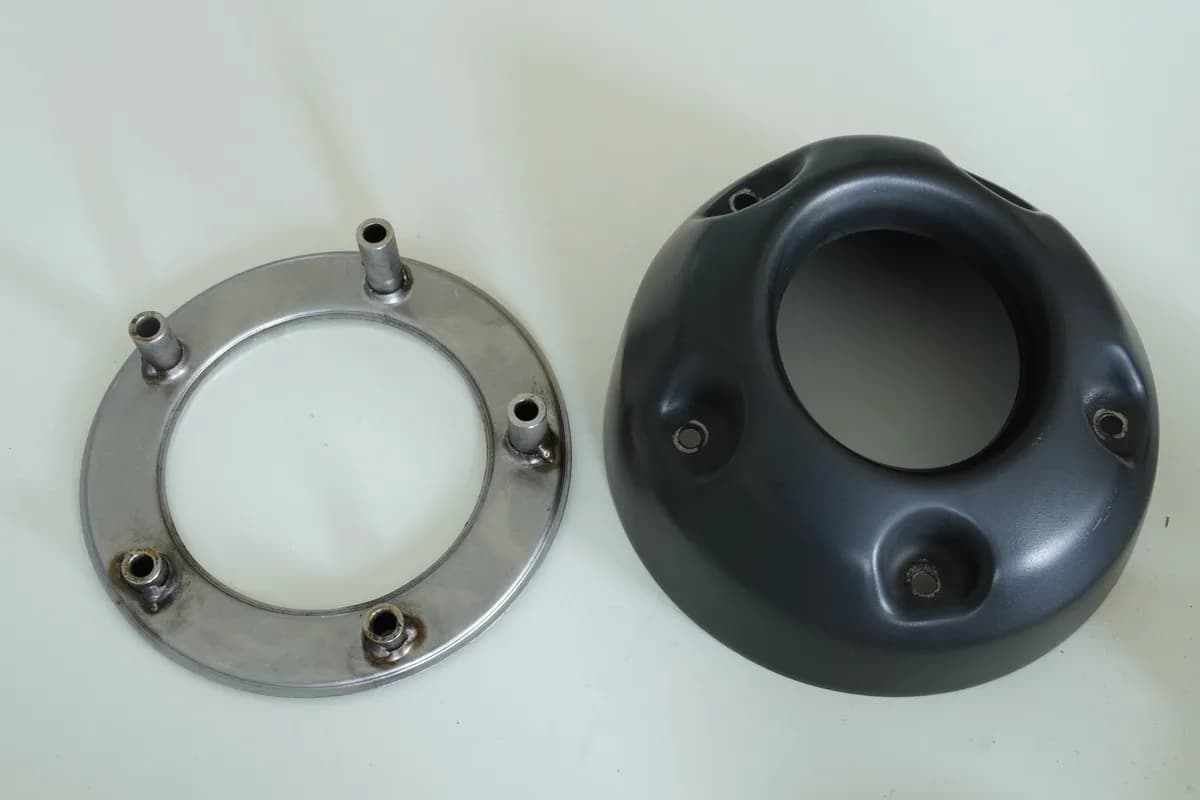 BMW R nine T Urban G/S 0J41 Kappe Auspuff Cover Blende Hitzecover Schalldämpfer